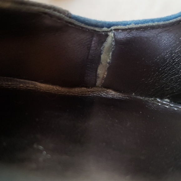 Enzo Anglioni - Suede heel - dk grey/navy/blue 8M - Picture 8 of 8